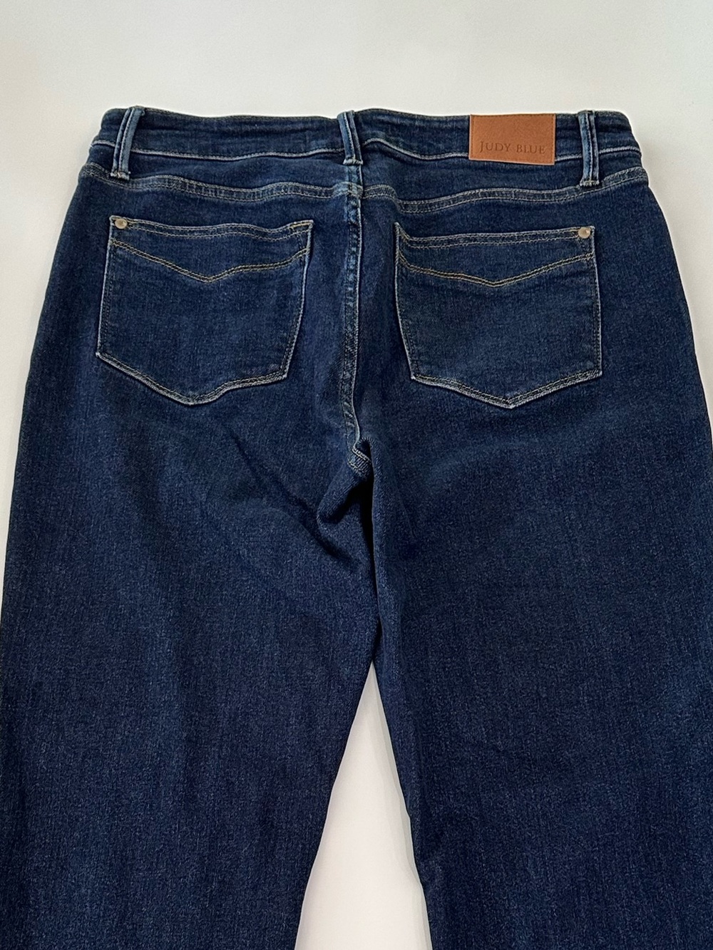 Judy Blue Dark Indigo Straight Leg Jeans - Picture 6 of 9